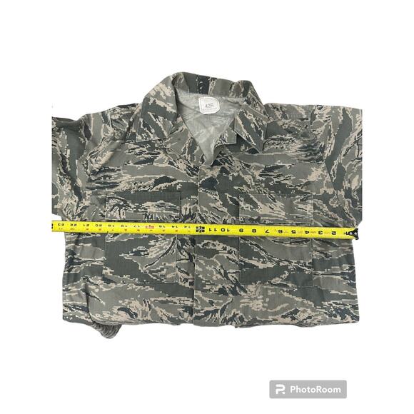 USAF Air Force Utility Coat Mens 42R Camoflauge Camo Digital - Picture 3 of 9